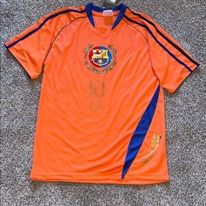 Barcelona Orange Soccer Jersey